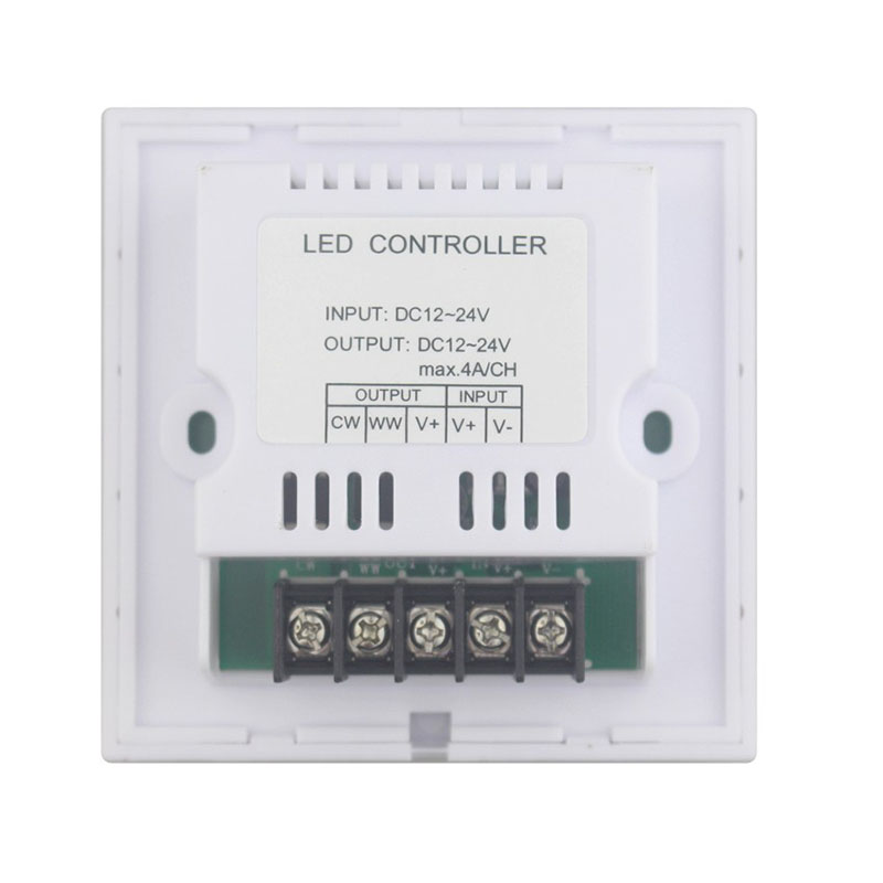 TM07 2 Channel DC12V-24V Touch Panel Colour Temperature Controller TM07 2 Channel DC12V-24V Touch Panel Colour Temperature Controller